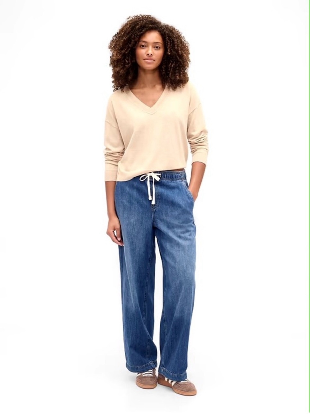NWT GAP HIGH RISE WIDE LEG JEANS